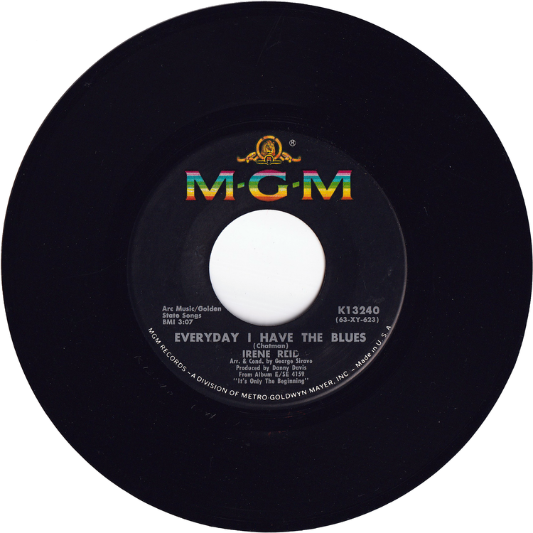 Irene Reid - Everyday I Have The Blues / I Had Someone Else Before I Had You