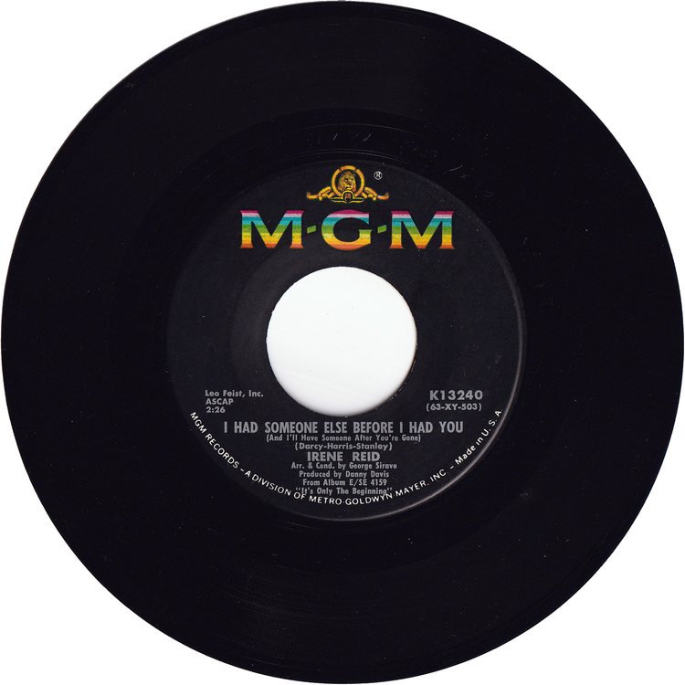 Irene Reid - Everyday I Have The Blues / I Had Someone Else Before I Had You