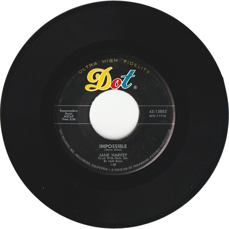 Jane Harvey - Misty / Impossible