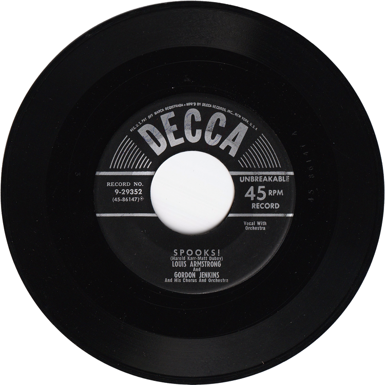 Louis Armstrong & Gordon Jenkins - Spooks! / Trees