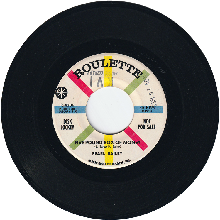 Pearl Bailey - Jingle Bells Cha Cha Cha / Five Pound Box Of Money [Promo]
