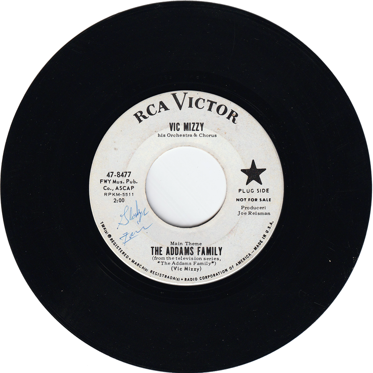 Vic Mizzy - Main Theme The Addams Family / Main Theme Kentucky Jones [Promo]