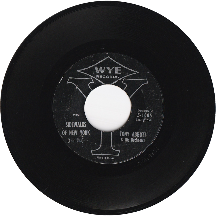 Tony Abbott & His Orchestra - Surrender / Sidewalk Of New York (Cha Cha)