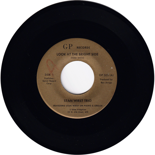 Stan Wiest Trio - Look At The Bright Side / Gina