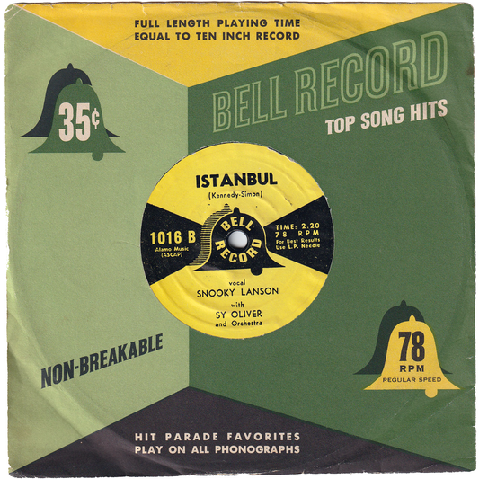 Snooky Lanson - Istanbul / Ricochet [Styrene, 7inch, 78 RPM]