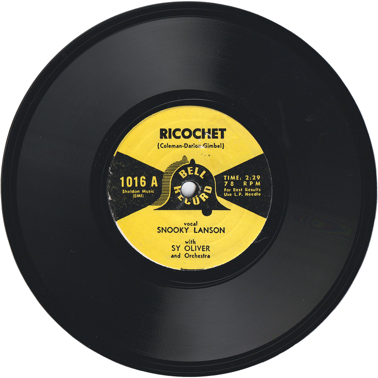 Snooky Lanson - Istanbul / Ricochet [Styrene, 7inch, 78 RPM]