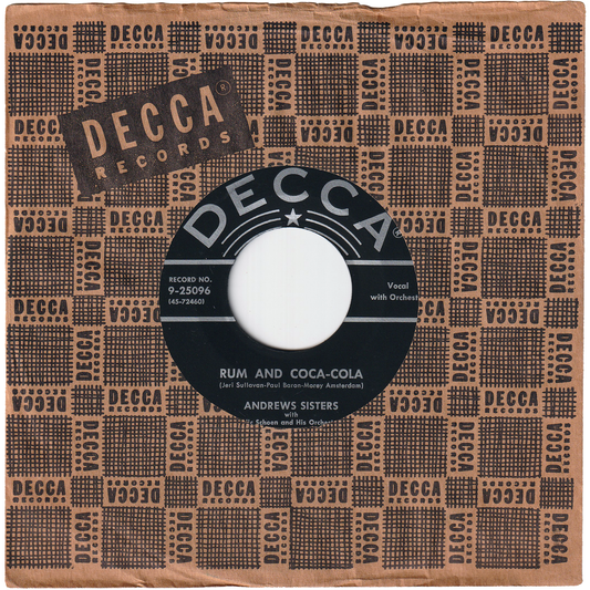 The Andrews Sisters - Rum & Coca-Cola / Aurora [Re-Issue]