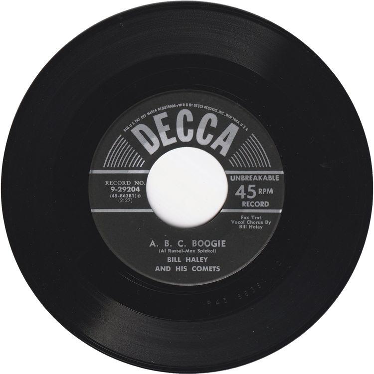 Bill Haley & his Comets - Shake, Rattle & Roll / A. B. C. Boogie [1st.press]