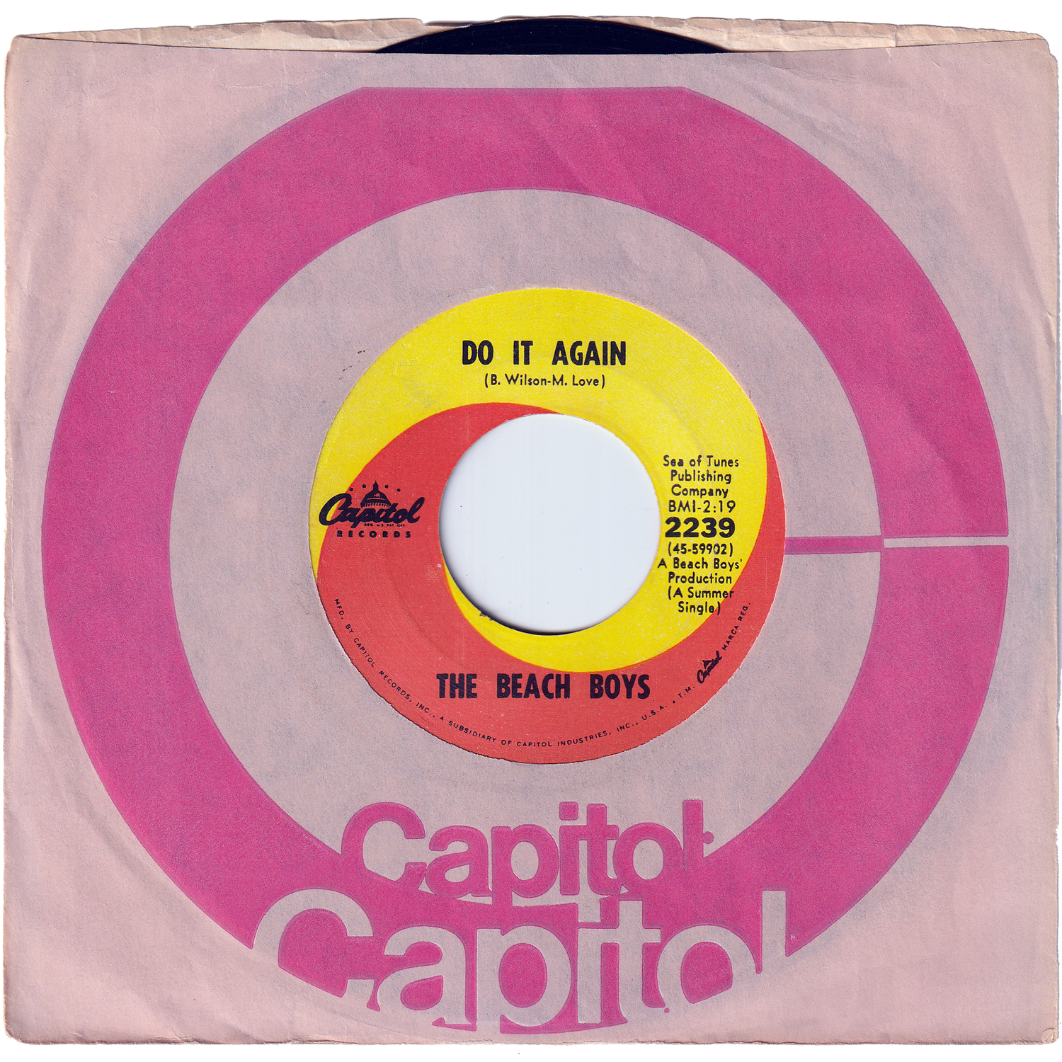 The Beach Boys - Do It Again / Wake The World – NIGHT BEAT RECORDS