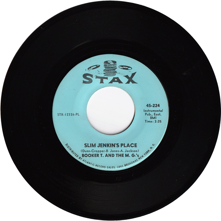 Booker T. & The M.G.'s - Slim Jenkin's Place / Groovin' [Vinyl, Plastic Products Pressing]