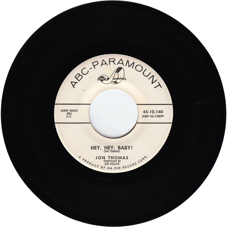 Jon Thomas - Hey, Hey, Baby / Buffalo Blues [Promo]