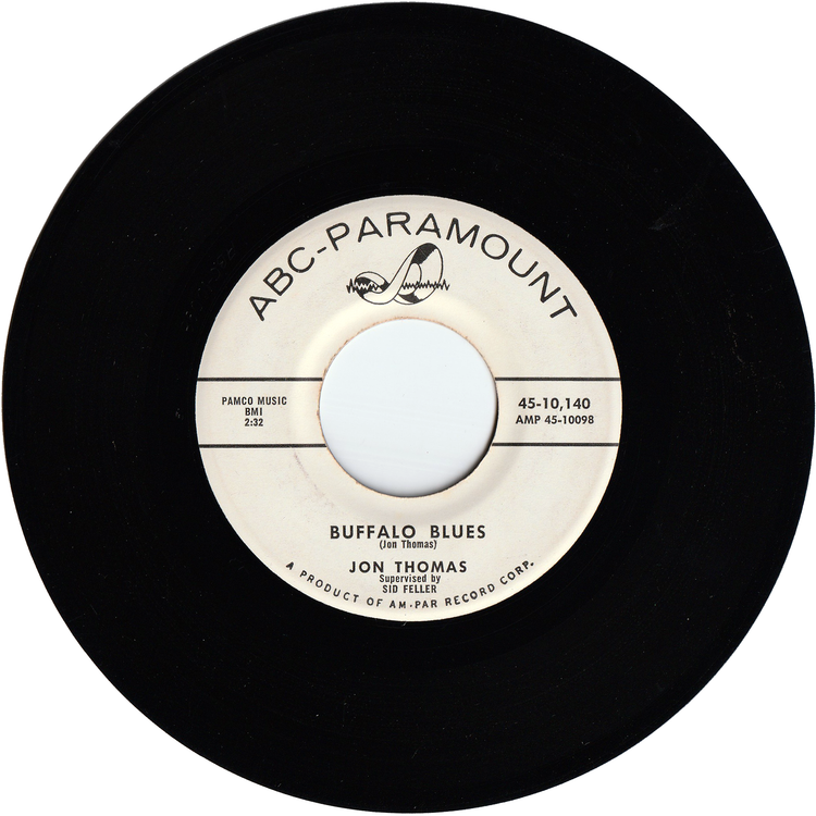 Jon Thomas - Hey, Hey, Baby / Buffalo Blues [Promo]
