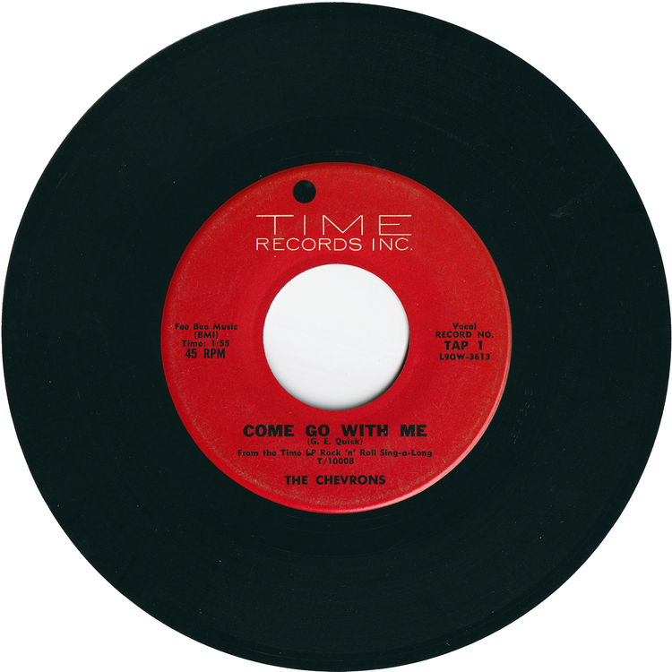 The Chevrons - Come Go With Me / I'm In Love Again + All Shook Up