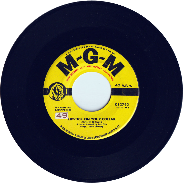 Connie Francis - Lipstick On Your Collar / Frankie