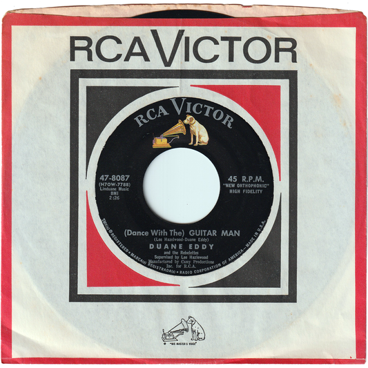 Duane Eddy & The Rebelettes - (Dance with The) Guitar Man / Stretchin' Out [Hollywood Pressing]