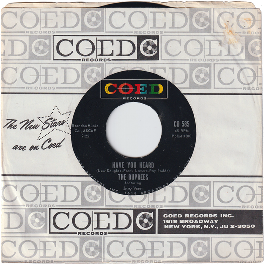 The Duprees - Have You Heard / Love Eyes [Rockaway Pressing]