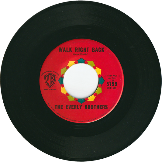 The Everly Brothers - Walk Right Back / Ebony Eyes