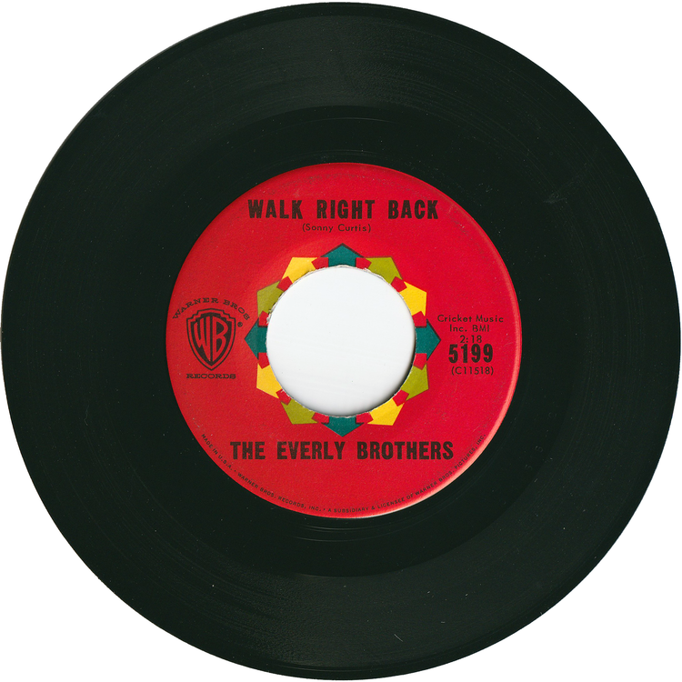The Everly Brothers - Walk Right Back / Ebony Eyes