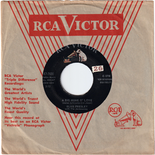Elvis Presley - A Big Hunk O' Love / My Wish Came True