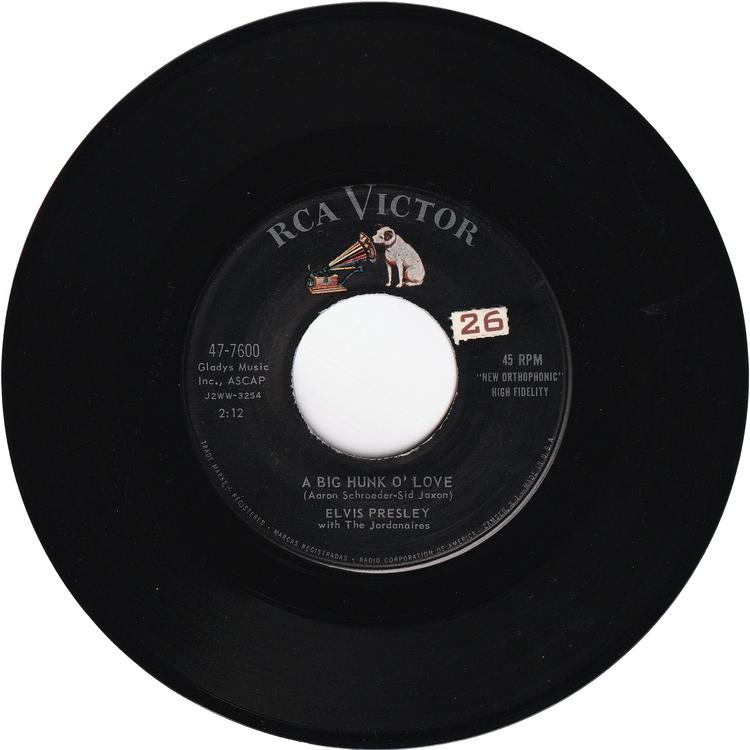 Elvis Presley - A Big Hunk O' Love / My Wish Came True