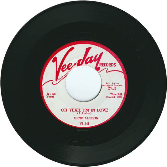 Gene Allison - Oh Yeah, I'm In Love / Why Do You Treat Me So Cold [Promo]
