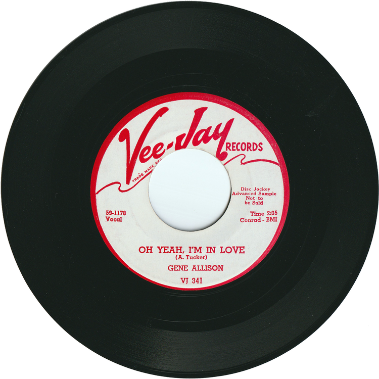 Gene Allison - Oh Yeah, I'm In Love / Why Do You Treat Me So Cold [Promo]