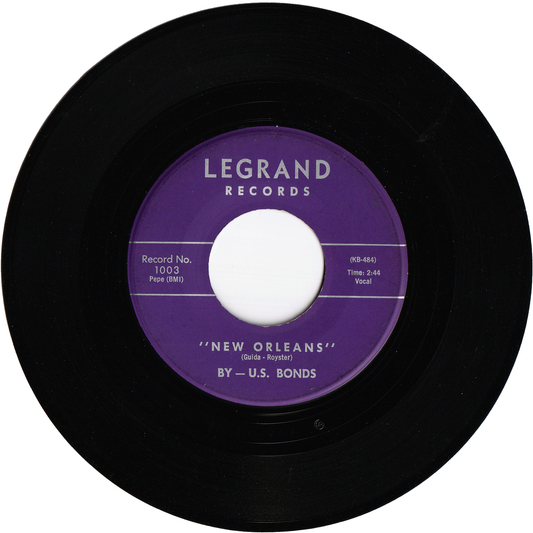 Gary "U.S." Bonds - New Orleans / Please Forgive Me [Vinyl, Monarch Pressing, Purple Label]