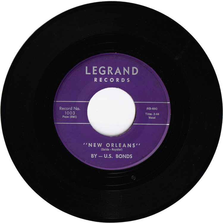 Gary "U.S." Bonds - New Orleans / Please Forgive Me [Vinyl, Monarch Pressing, Purple Label]