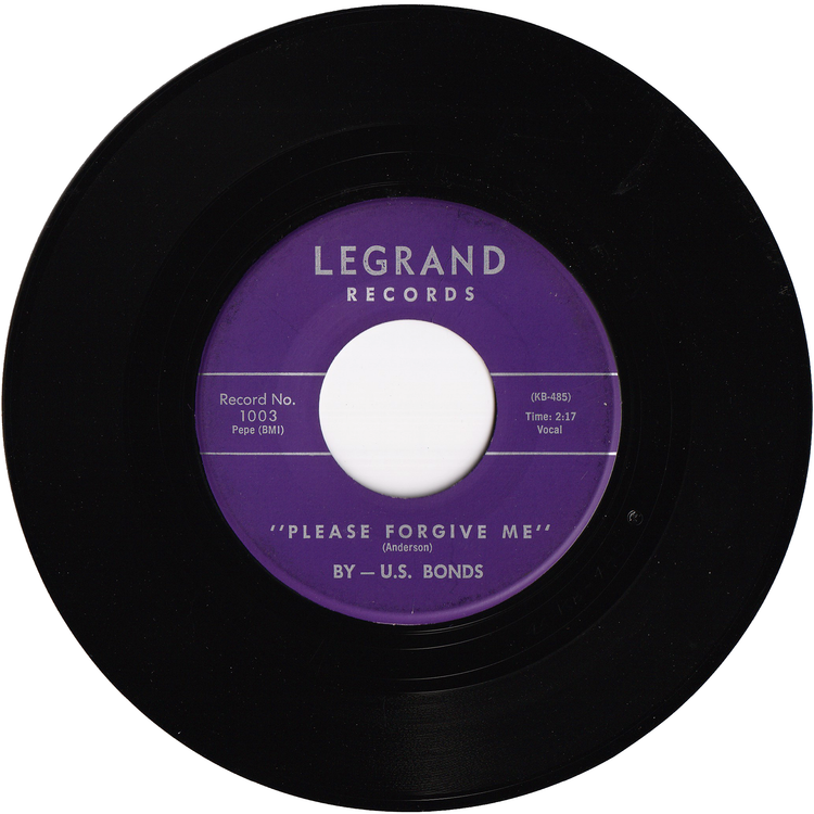 Gary "U.S." Bonds - New Orleans / Please Forgive Me [Vinyl, Monarch Pressing, Purple Label]