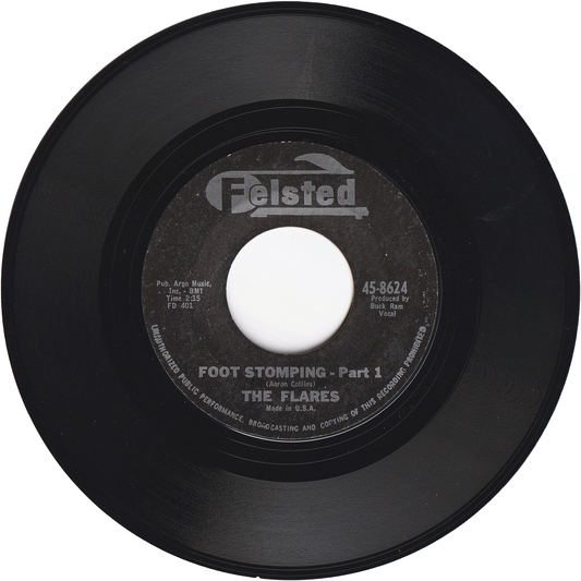 The Flares - Foot Stomping Part 1 (Alternate Mix) / The Ramrocks - Foot Stomping Part 2 [Black Label]