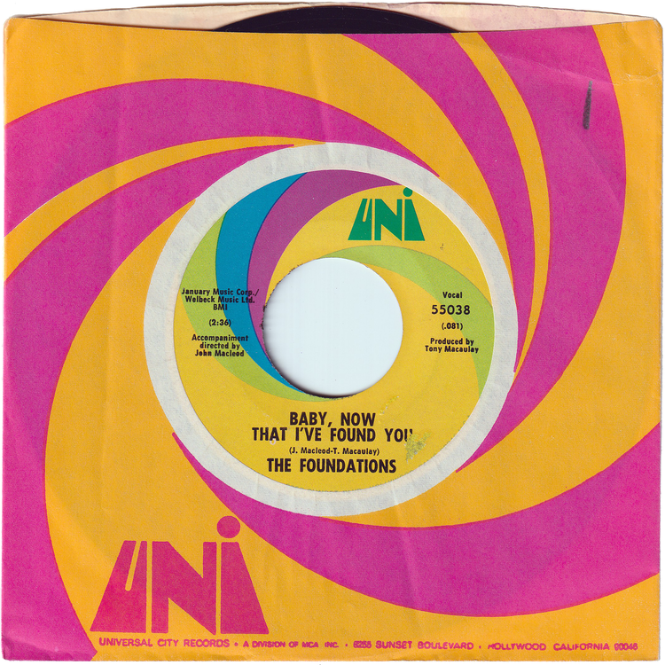 The Foundations - Baby, Now That I've Found You / Come On Back To Me