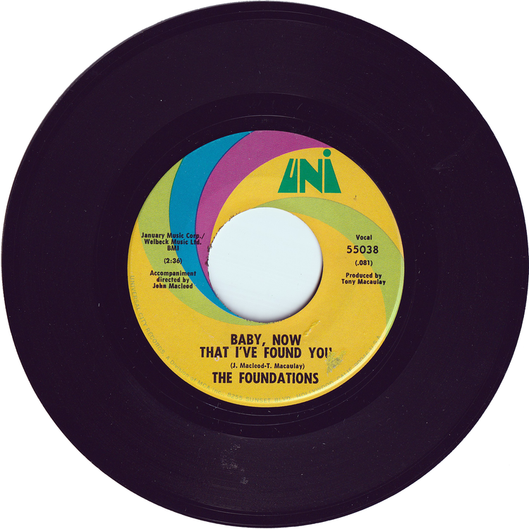 The Foundations - Baby, Now That I've Found You / Come On Back To Me