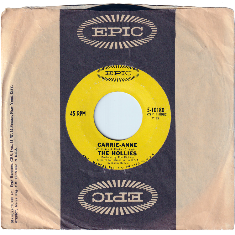 The Hollies - Carrie-Anne / Signs That Will Never Change
