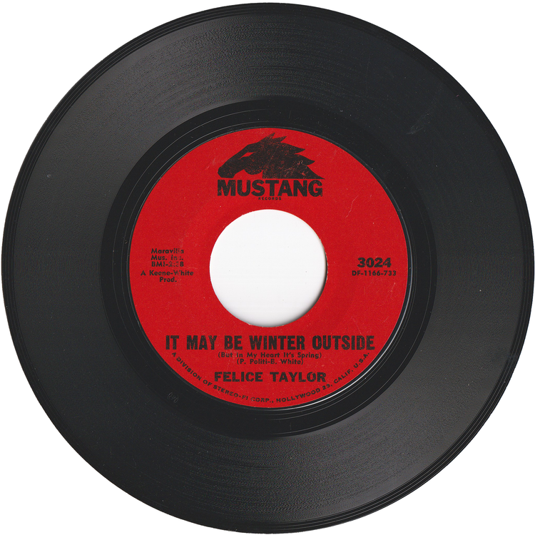 Felice Taylor - It May Be Winter Outside (But In My Heart It's Spring) / Winter Again [Styrene]