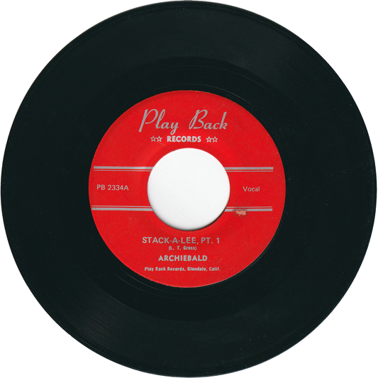 Archibald - Stack-A-Lee Part 1 / Stack-A-Lee Part 2 [Re-Issue]