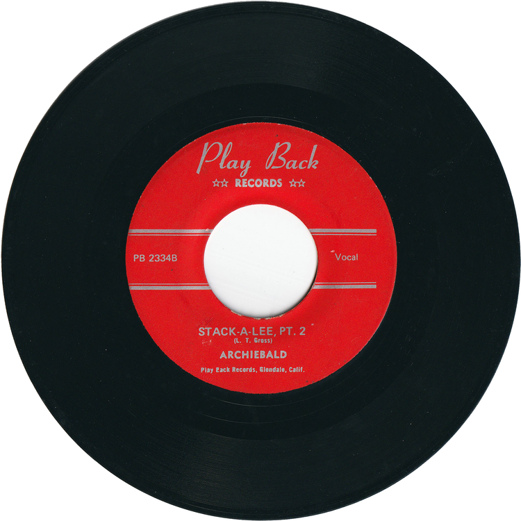 Archibald - Stack-A-Lee Part 1 / Stack-A-Lee Part 2 [Re-Issue]