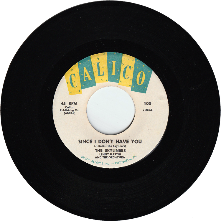 The Skyliners - Since I Don't Have You / One Night, One Night