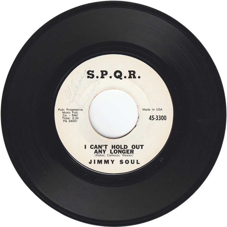 Jimmy Soul - Twistin' Matilda / I Can't Hold Out Any Longer