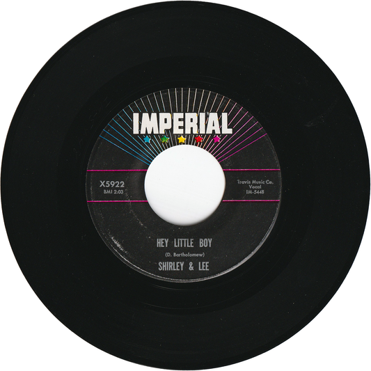 Shirley & Lee - Hey Little Boy / The Golden Rule