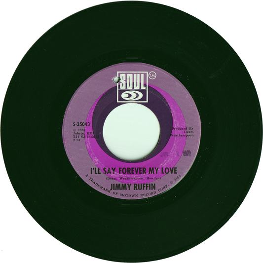 Jimmy Ruffin - I'll Say Forever My Love / Everybody Needs Love