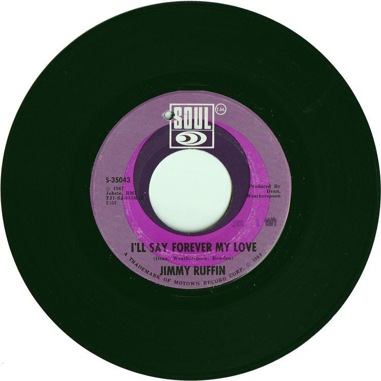 Jimmy Ruffin - I'll Say Forever My Love / Everybody Needs Love