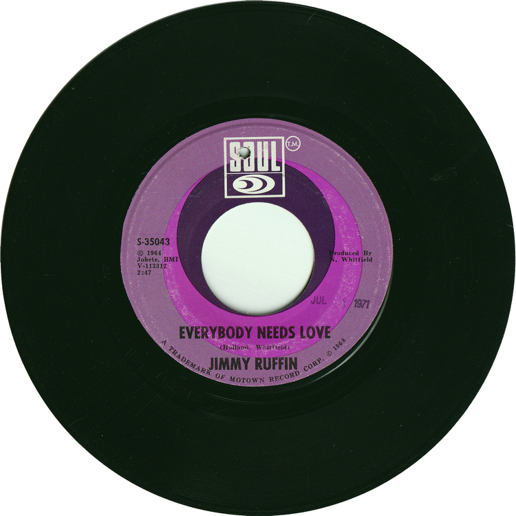 Jimmy Ruffin - I'll Say Forever My Love / Everybody Needs Love