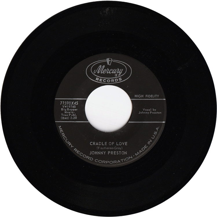 Johnny Preston - Cradle Of Love / City Of Tears