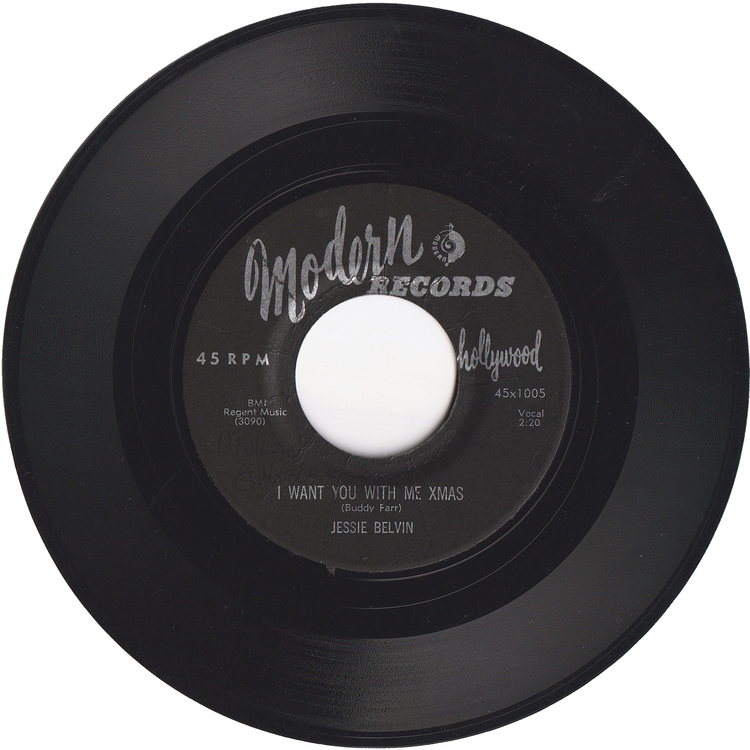 Jesse Belvin - Goodnight My Love (Pleasant Dreams) / I Want You With Me Xmas [1st.press]