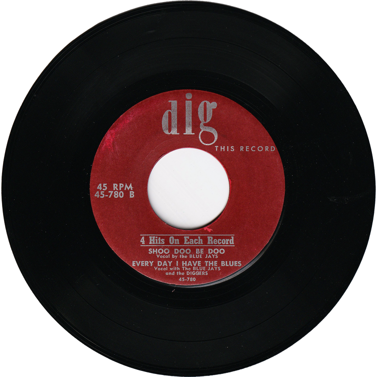 The Blue Jays (The Squires) - Stingy Little Thing + Don't Drop It / Shoo Doo Be Doo + Every Day I Have The Blues