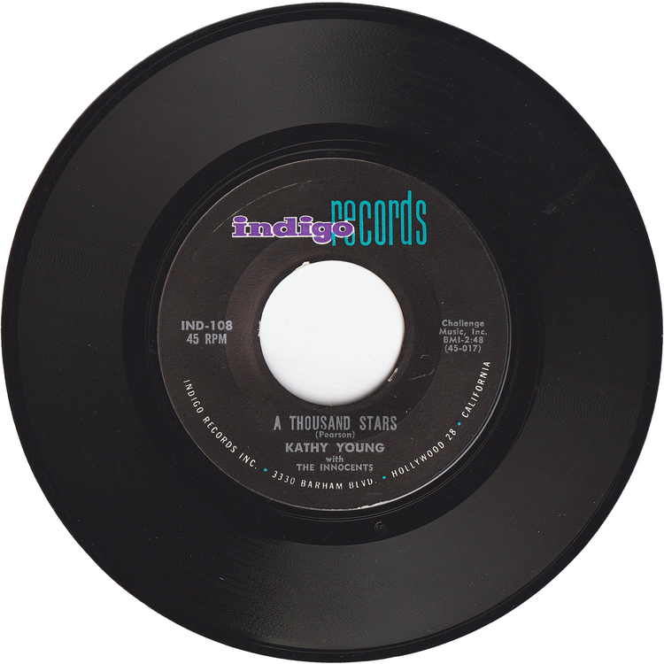 Kathy Young & The Innocents - A Thousand Stars / Eddie My Darling [Monarch Pressing]