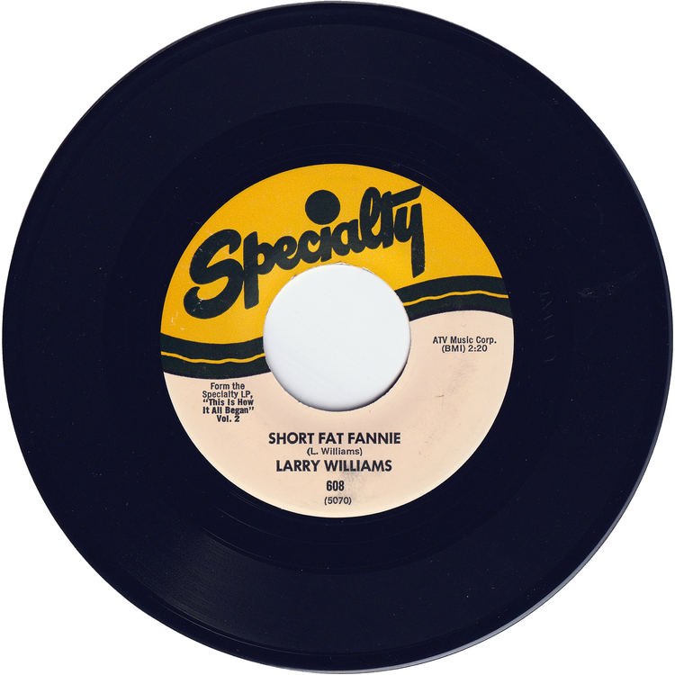 Larry Williams - Short Fat Fannie / High School Dance [Re-Issue]
