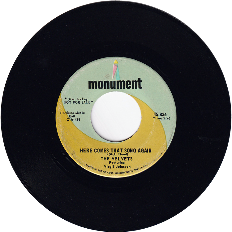 The Velvets - Nightmare / Here Comes That Song Again [Promo]