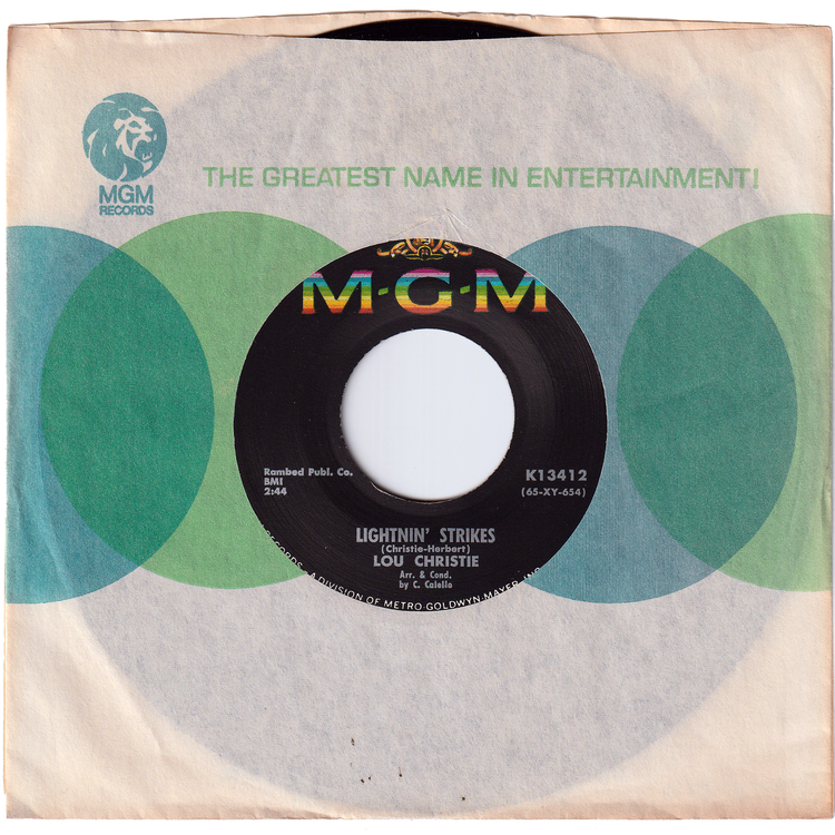 Lou Christie - Lightnin' Strikes / Cryin' In The Streets