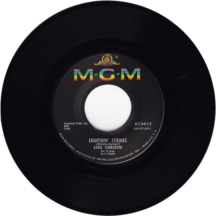 Lou Christie - Lightnin' Strikes / Cryin' In The Streets